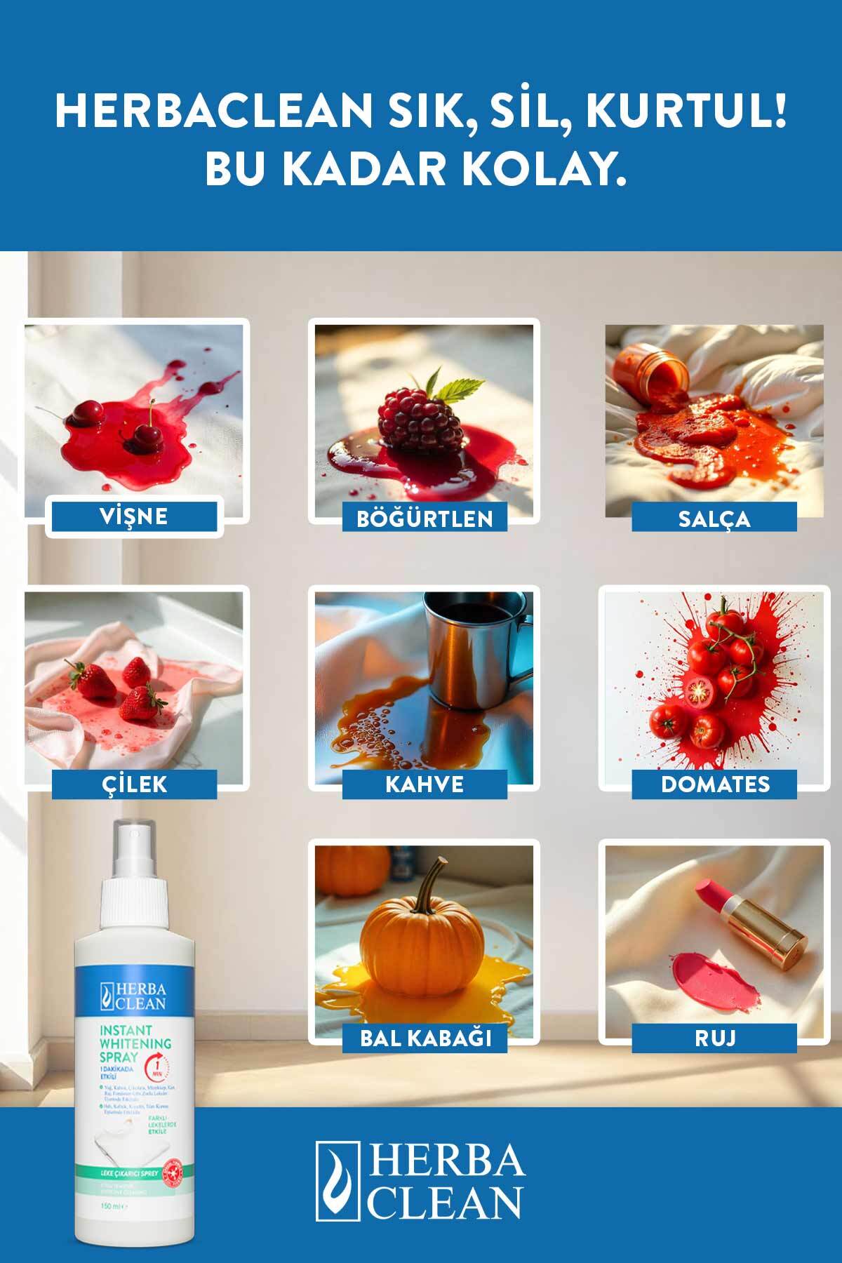 Instant Whitening Hızlı Leke Çıkarıcı Sprey