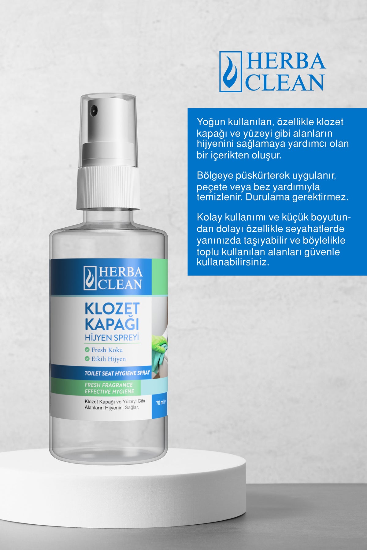 Klozet Kapağı Hijyen Spreyi