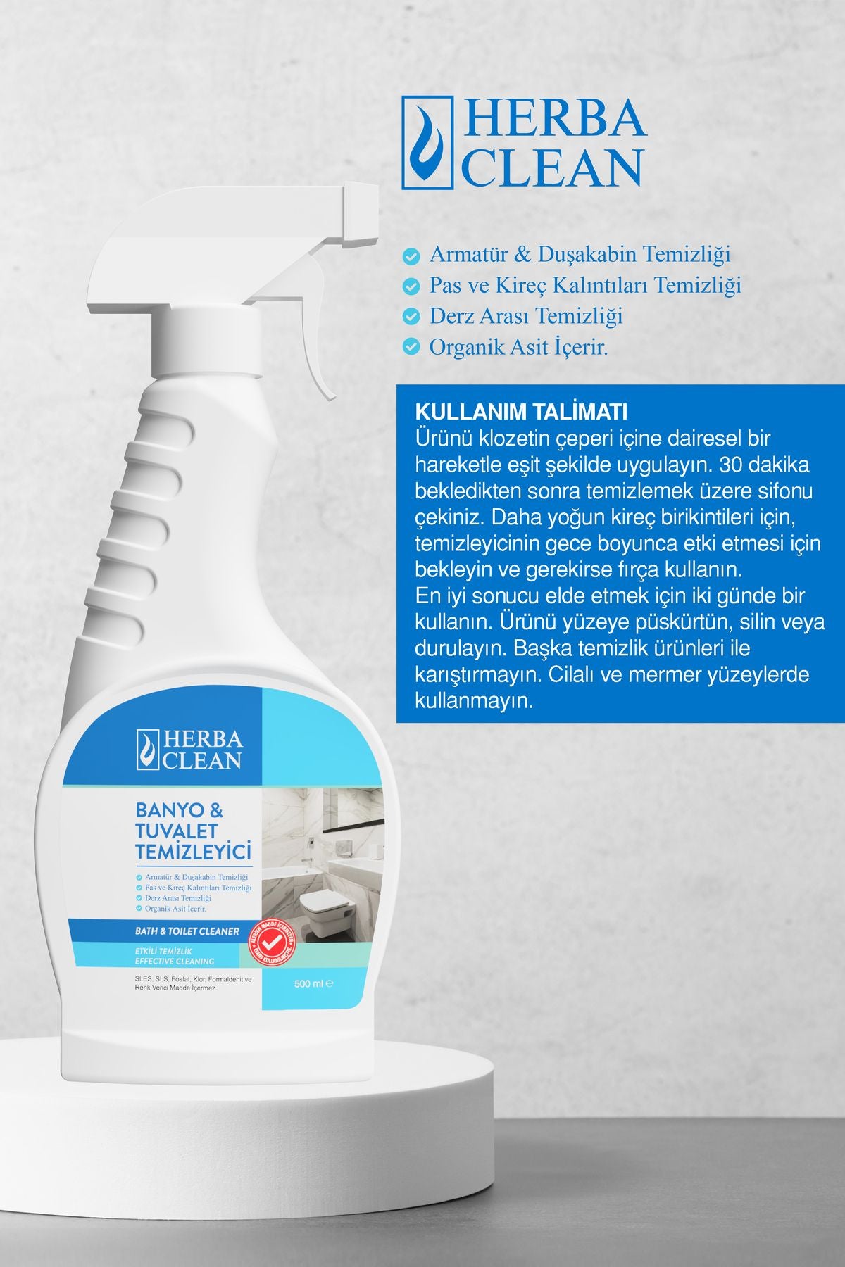Banyo Tuvalet Temizleyici