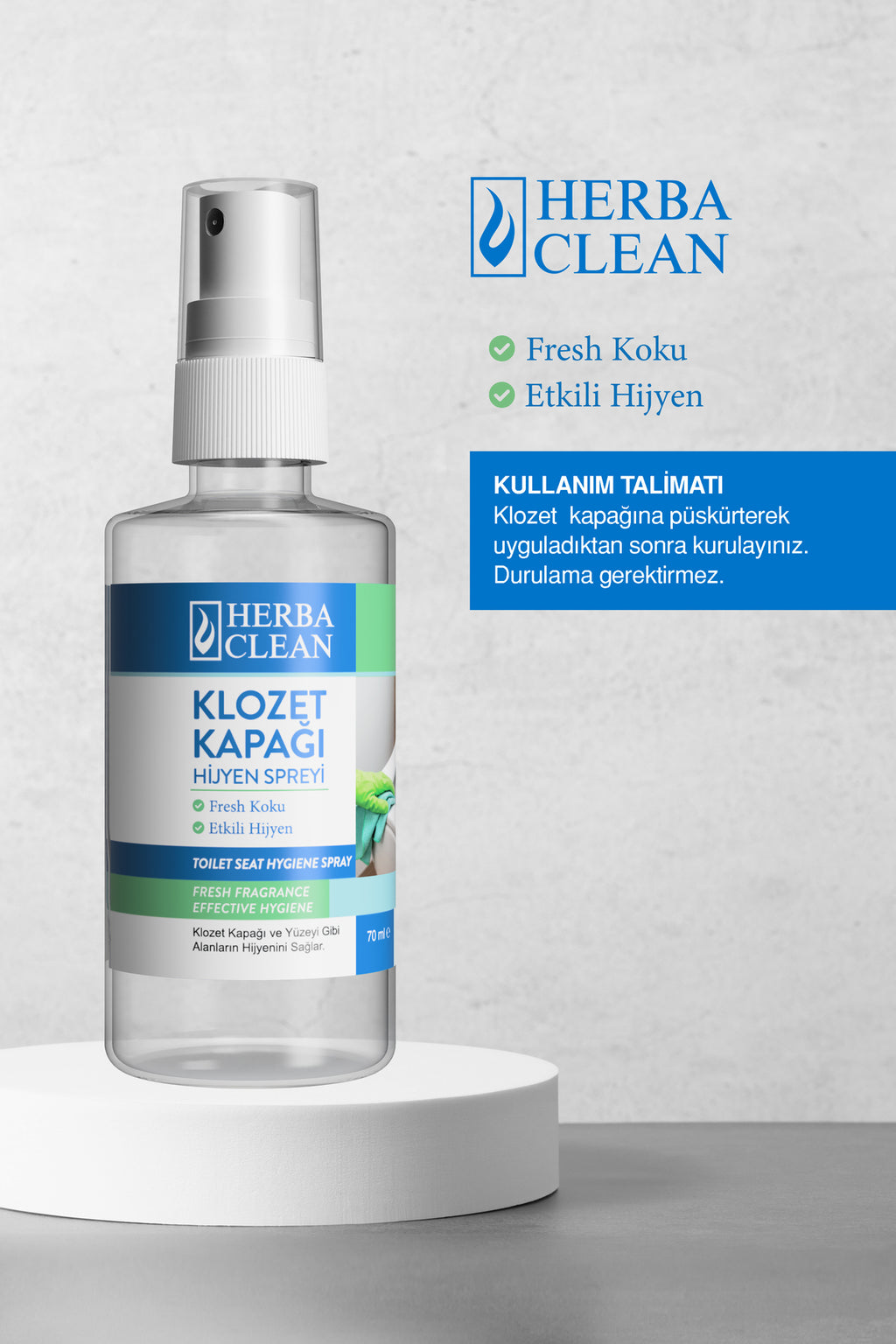 Klozet Kapağı Hijyen Spreyi