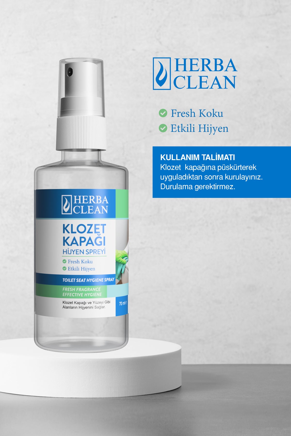 Klozet Kapağı Hijyen Spreyi